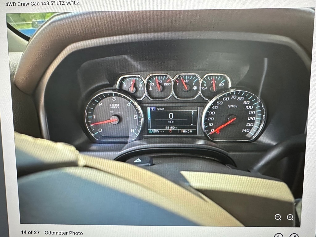 Used 2015 Chevrolet Silverado 1500 LTZ with VIN 3GCUKSEC5FG250817 for sale in Moorhead, Minnesota
