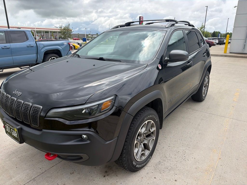 Used 2020 Jeep Cherokee Trailhawk with VIN 1C4PJMBX6LD574919 for sale in Moorhead, Minnesota