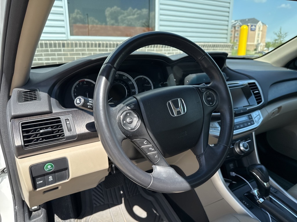 Used 2014 Honda Accord EX-L V-6 with VIN 1HGCR3F83EA004340 for sale in Moorhead, Minnesota