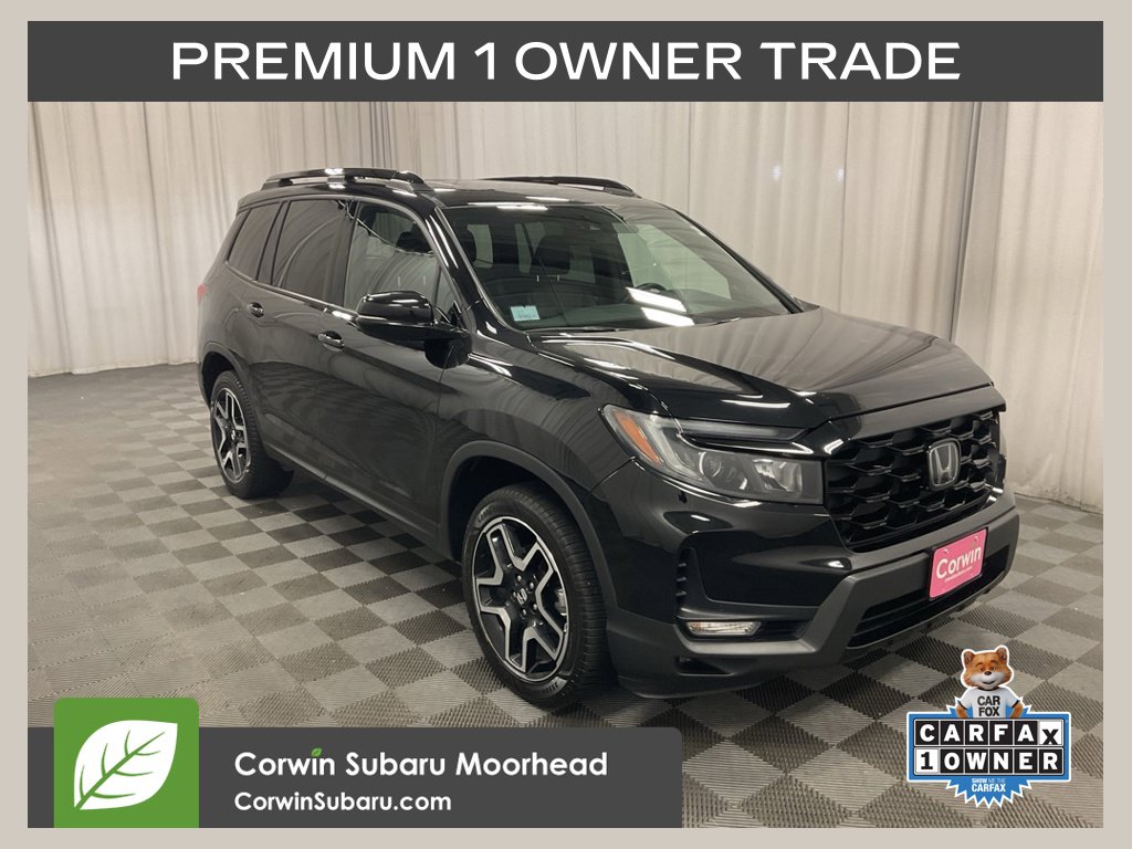 Used 2023 Honda Passport Elite with VIN 5FNYF8H02PB006530 for sale in Moorhead, Minnesota