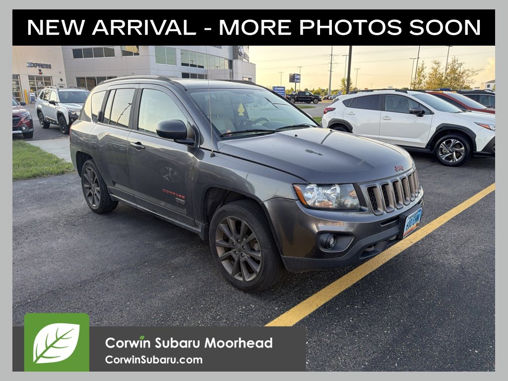 Used 2016 Jeep Compass 75th Anniversary Edition with VIN 1C4NJDBB2GD762855 for sale in Moorhead, Minnesota