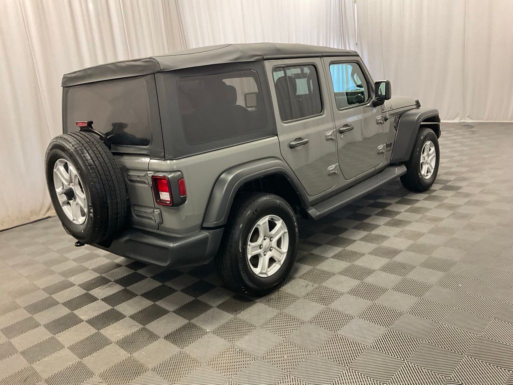 Used 2022 Jeep Wrangler Unlimited Sport S with VIN 1C4HJXDGXNW240094 for sale in Moorhead, Minnesota