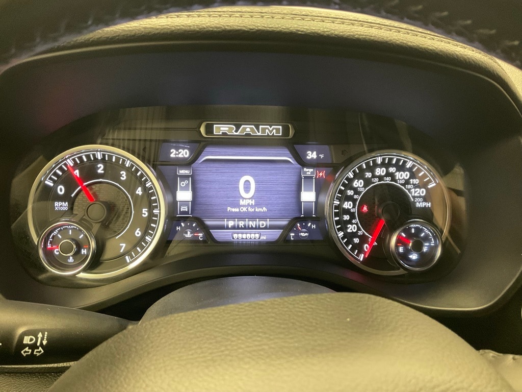 Used 2021 RAM Ram 1500 Pickup Laramie with VIN 1C6SRFJT7MN515393 for sale in Moorhead, Minnesota