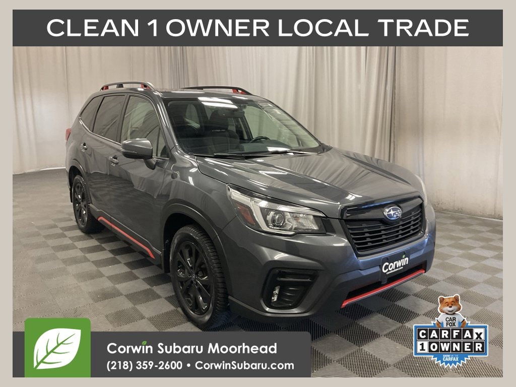 Used 2020 Subaru Forester Sport with VIN JF2SKAMC4LH588084 for sale in Moorhead, Minnesota