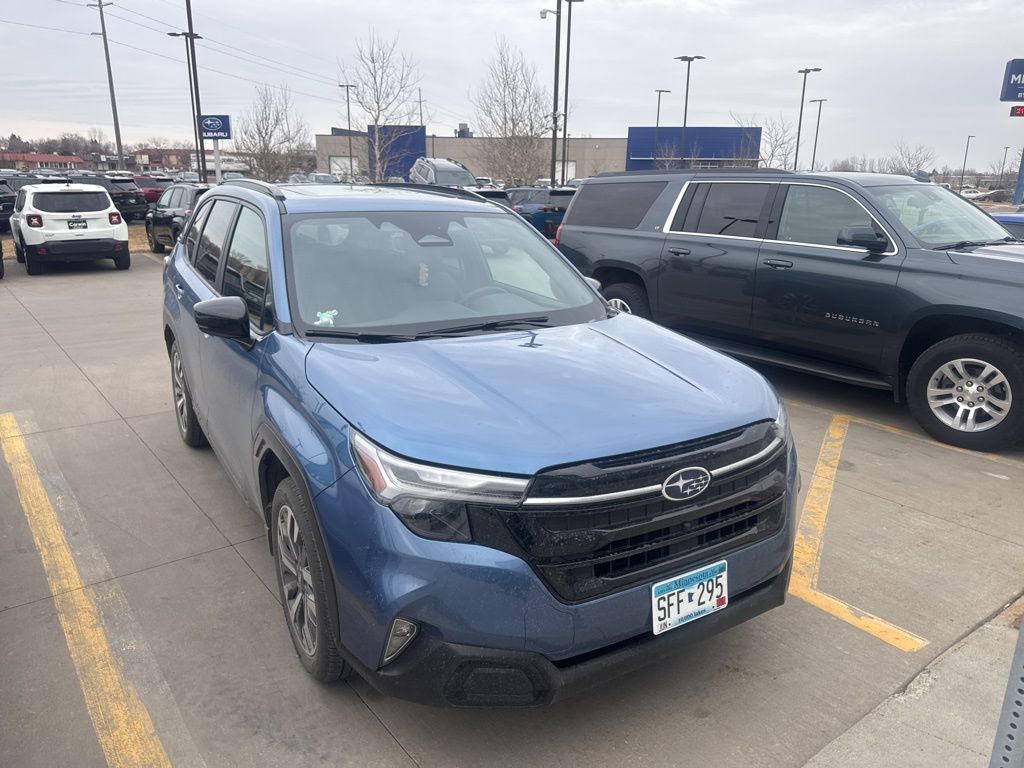 Used 2025 Subaru Forester Touring with VIN JF2SLDTC2SH581228 for sale in Moorhead, Minnesota