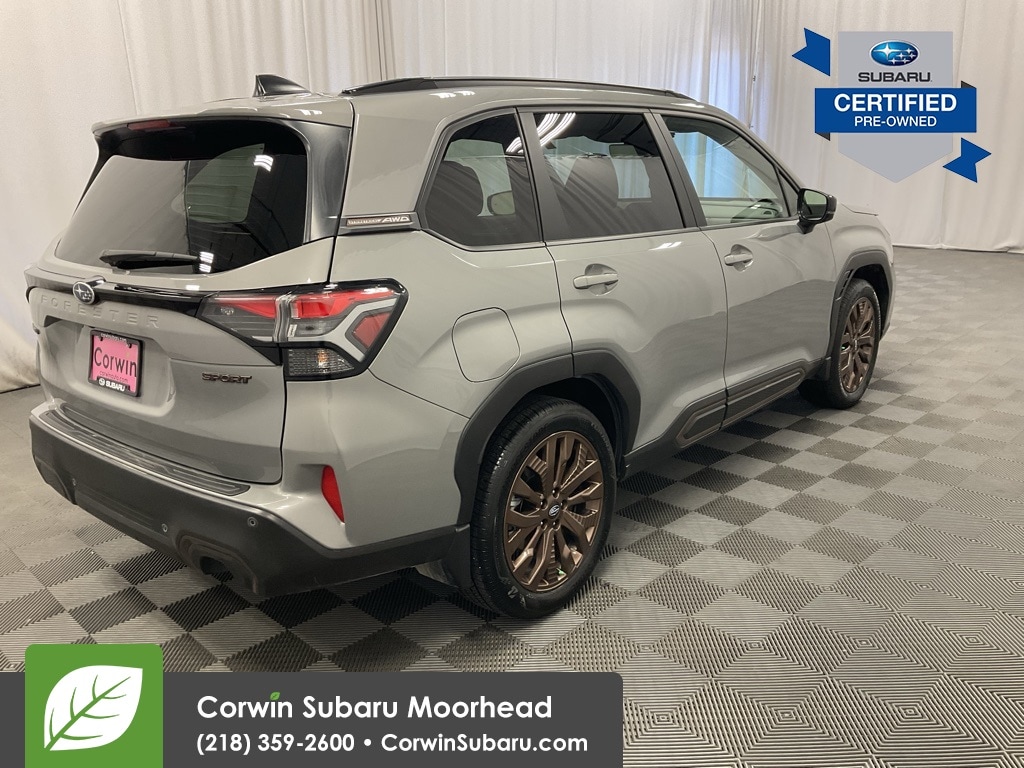 Used 2025 Subaru Forester Sport with VIN JF2SLDHC9SH507619 for sale in Moorhead, Minnesota