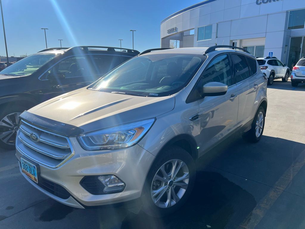 Used 2018 Ford Escape SEL with VIN 1FMCU9HD6JUB51461 for sale in Moorhead, Minnesota