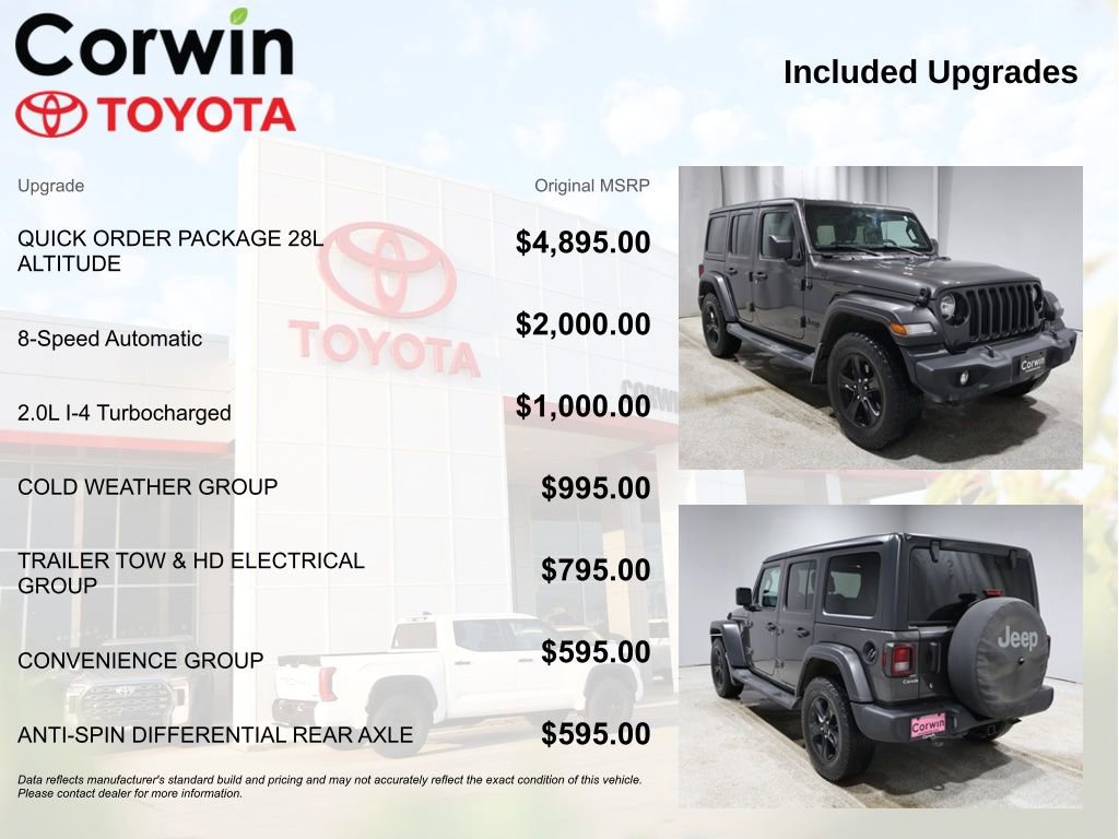 2019 Jeep Wrangler Unlimited Sport Altitude photo 3