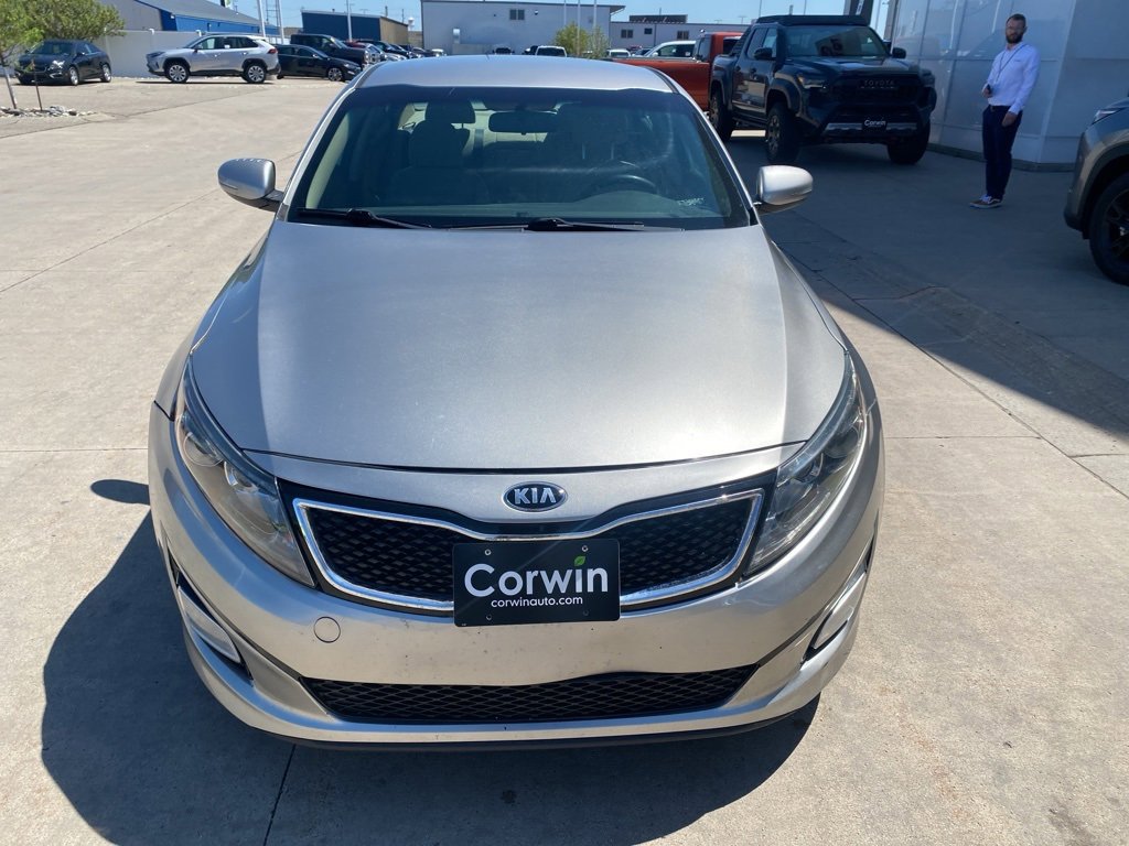 Used 2015 Kia Optima LX with VIN KNAGM4A76F5555923 for sale in Fargo, ND