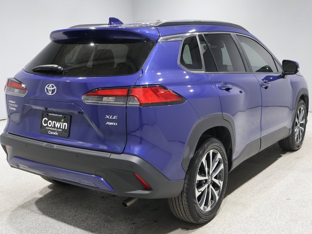 Certified 2022 Toyota Corolla Cross XLE with VIN 7MUDAABG4NV025489 for sale in Fargo, ND
