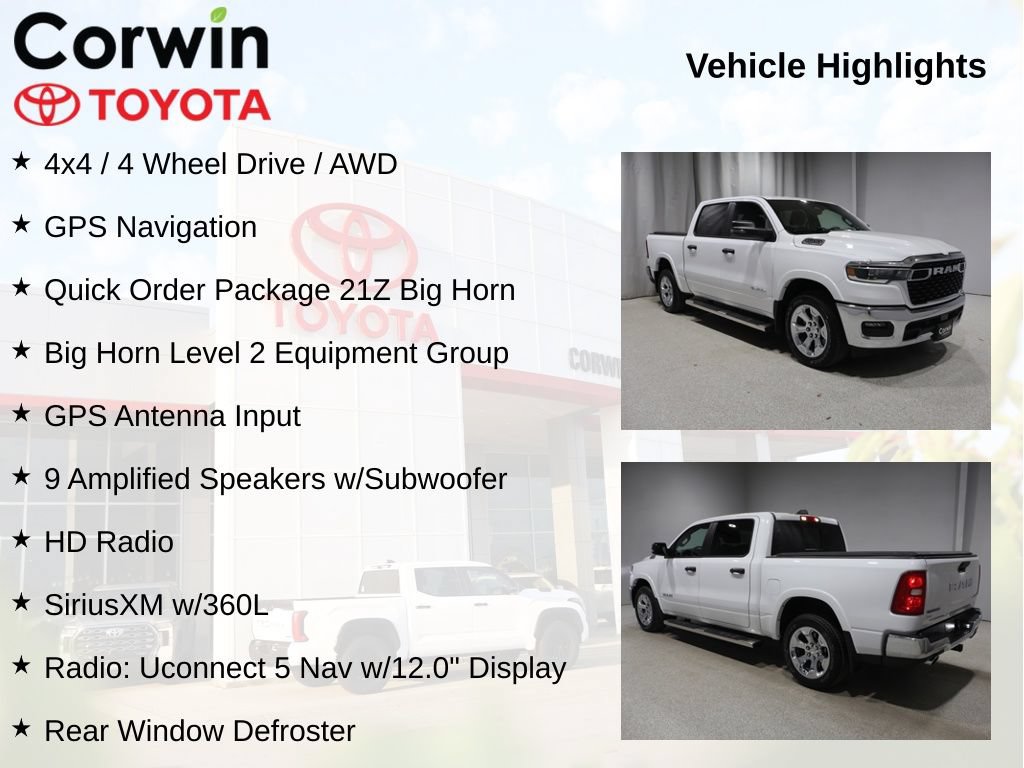 2025 RAM Ram 1500 Pickup Big Horn/Lone Star - Photo 11
