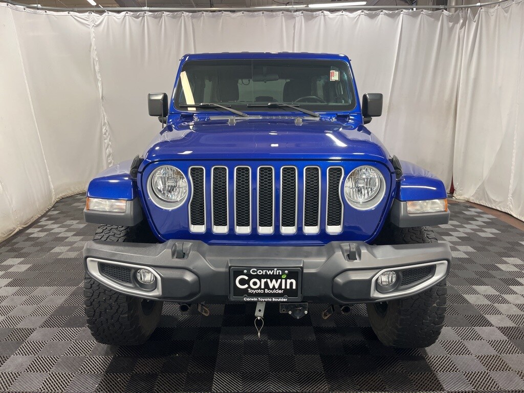 Used 2020 Jeep Wrangler Unlimited Sahara with VIN 1C4HJXEN8LW247118 for sale in Boulder, CO