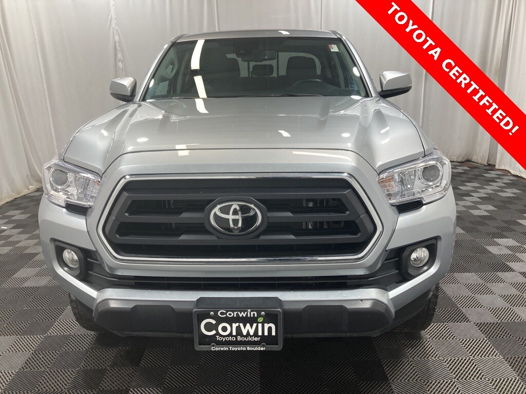 Certified 2023 Toyota Tacoma SR5 with VIN 3TMCZ5AN4PM651228 for sale in Boulder, CO