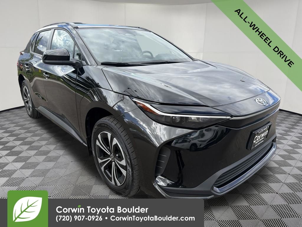 Used 2024 Toyota bZ4X XLE with VIN JTMABACA4RA079186 for sale in Boulder, CO