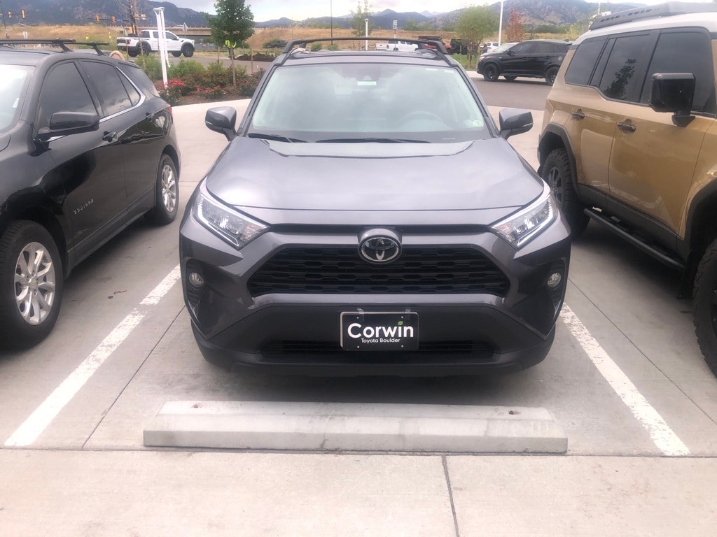 Used 2021 Toyota RAV4 XLE with VIN 2T3P1RFV2MC249132 for sale in Boulder, CO