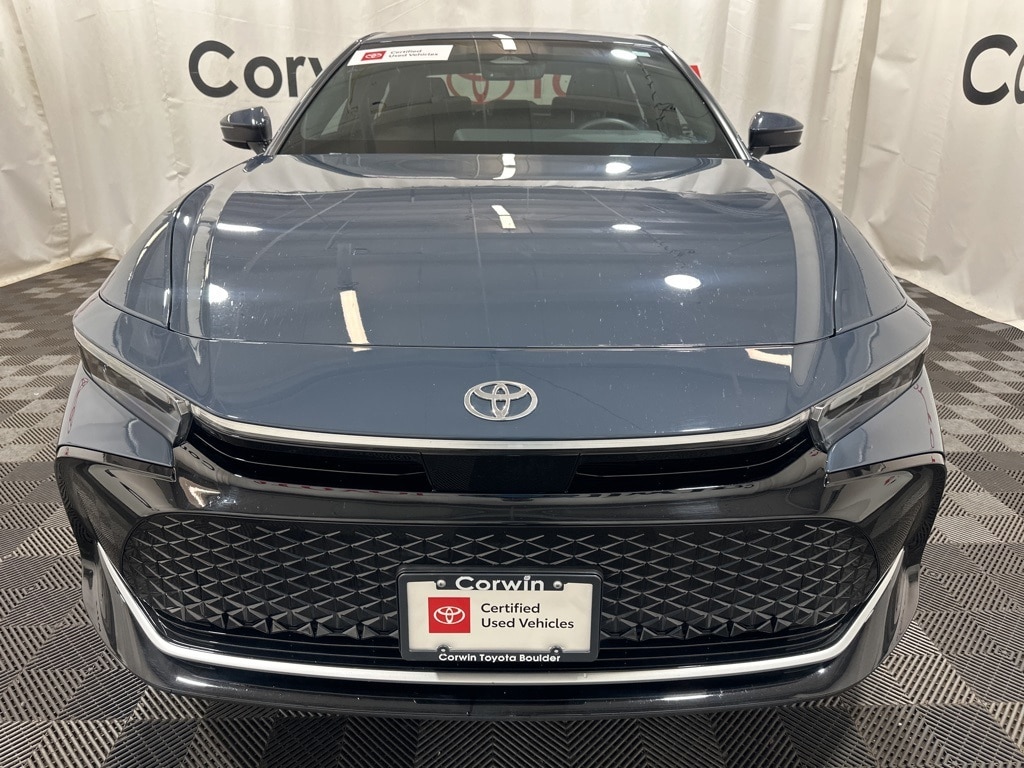 Certified 2025 Toyota Crown XLE with VIN JTDAAAAF7S3033377 for sale in Boulder, CO