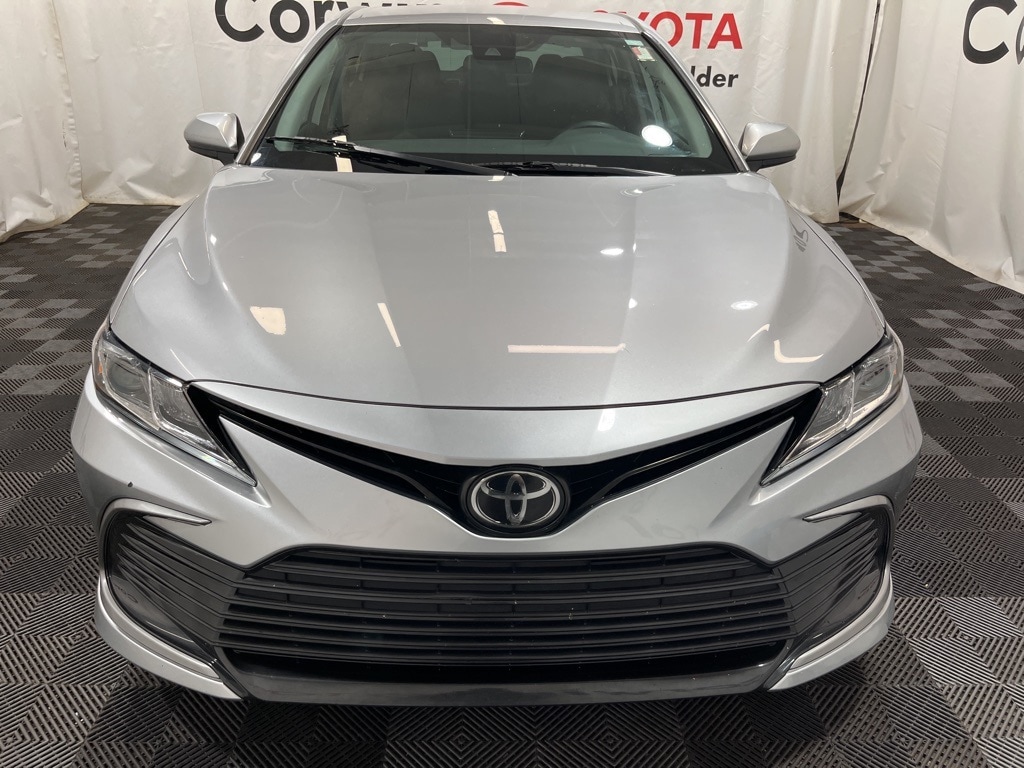 Used 2021 Toyota Camry LE with VIN 4T1C11AKXMU572378 for sale in Boulder, CO
