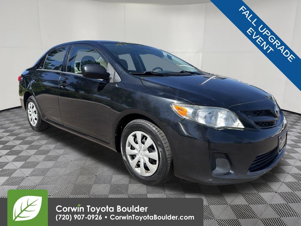 Used 2013 Toyota Corolla LE with VIN 5YFBU4EE8DP190599 for sale in Boulder, CO