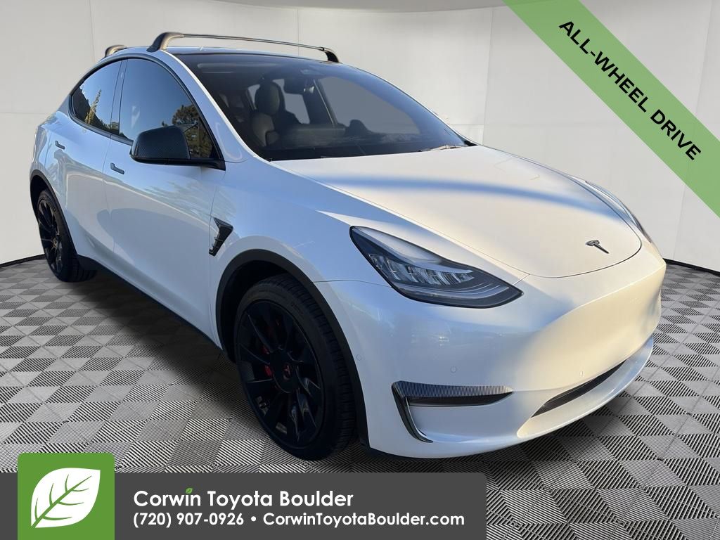 Used 2022 Tesla Model Y Long Range with VIN 7SAYGDEE0NF480742 for sale in Boulder, CO