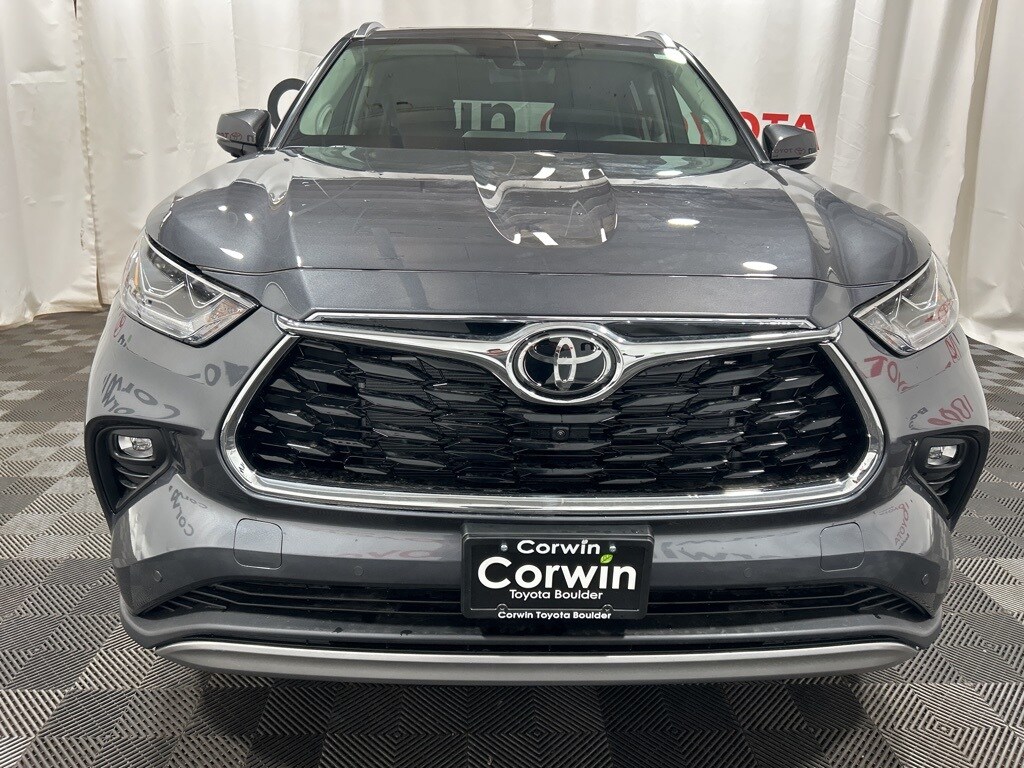 Used 2025 Toyota Highlander Platinum with VIN 5TDKDRBH9SS581101 for sale in Boulder, CO