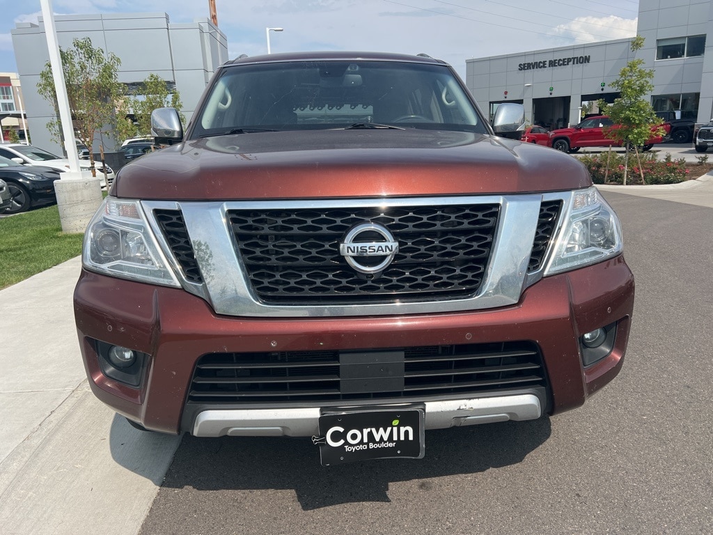 Used 2017 Nissan Armada Platinum with VIN JN8AY2NE0H9701596 for sale in Boulder, CO