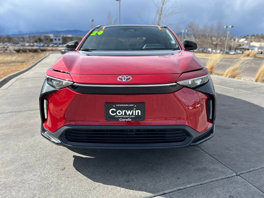 Used 2024 Toyota bZ4X XLE with VIN JTMABACA8RA089817 for sale in Colorado Springs, CO