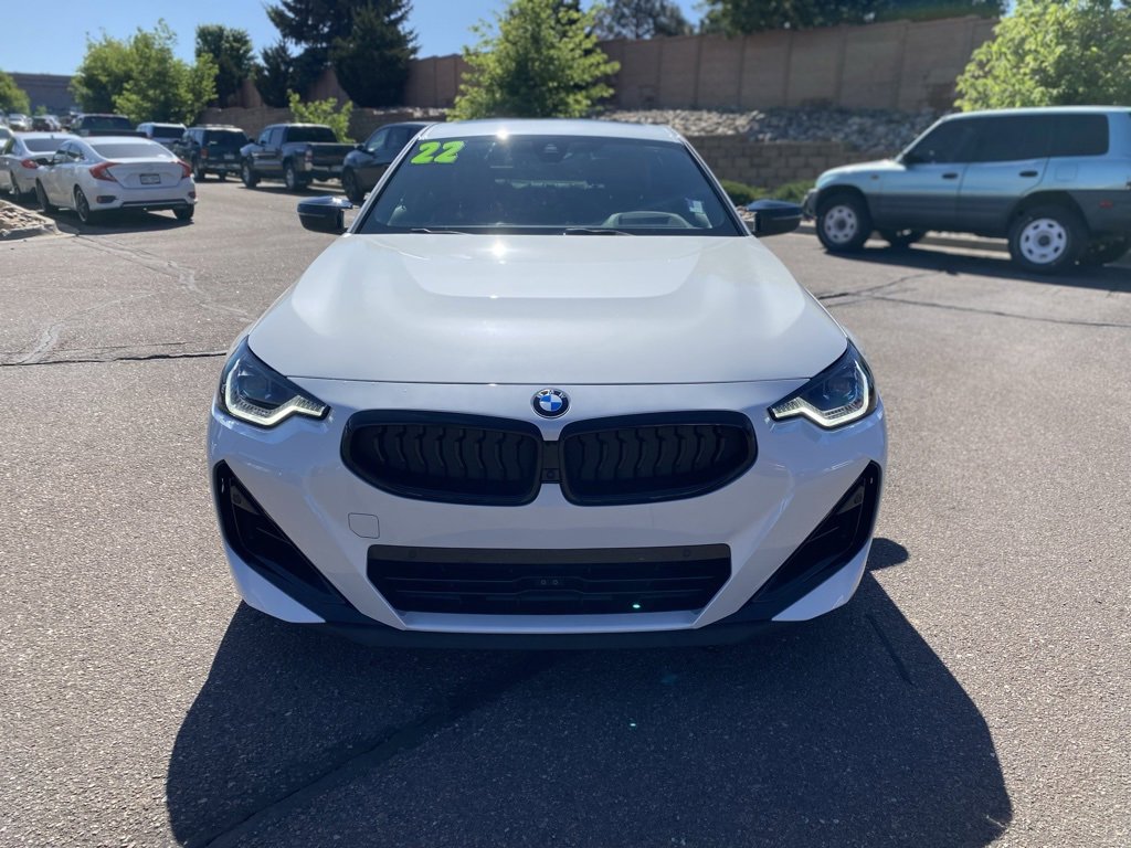 Used 2022 BMW 2 Series M240i with VIN 3MW53CM06N8C66528 for sale in Colorado Springs, CO