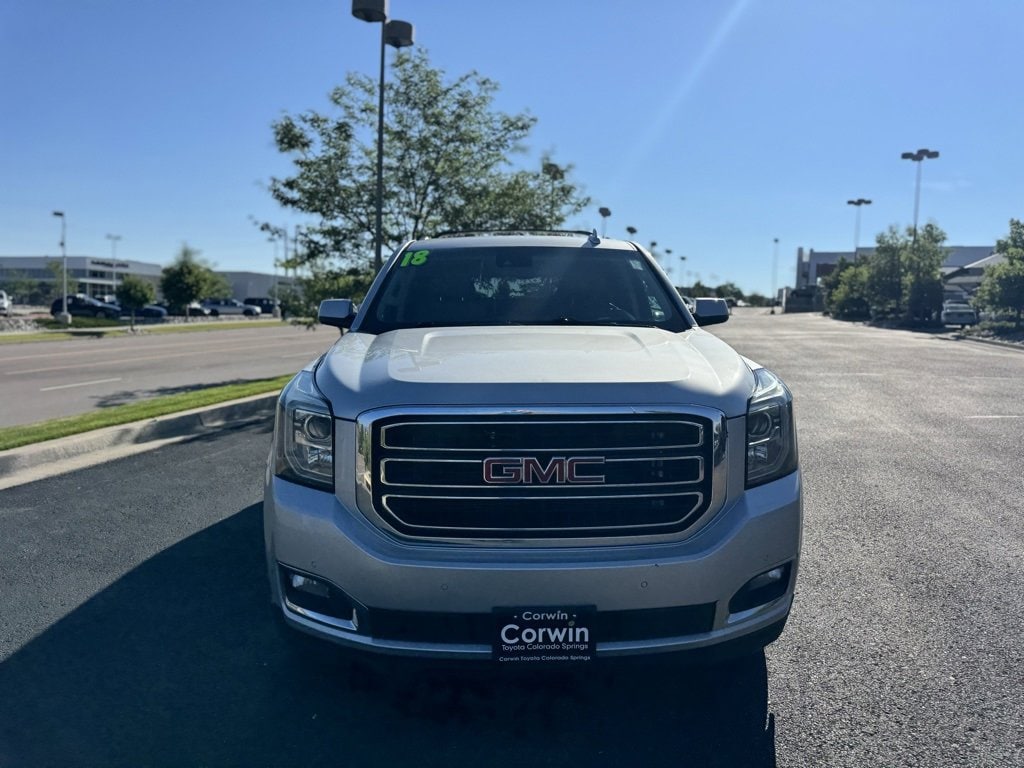 Used 2018 GMC Yukon SLT with VIN 1GKS2BKC5JR140388 for sale in Colorado Springs, CO