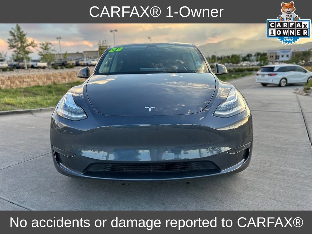 Used 2023 Tesla Model Y Long Range with VIN 7SAYGDEE2PA073294 for sale in Colorado Springs, CO