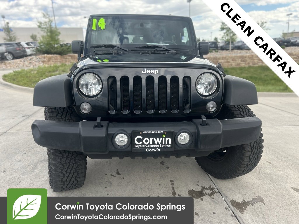 Used 2014 Jeep Wrangler Rubicon with VIN 1C4BJWCG3EL189671 for sale in Colorado Springs, CO