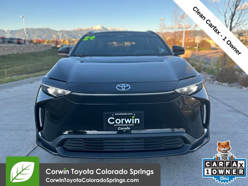 Used 2024 Toyota bZ4X XLE with VIN JTMABACA9RA091298 for sale in Colorado Springs, CO