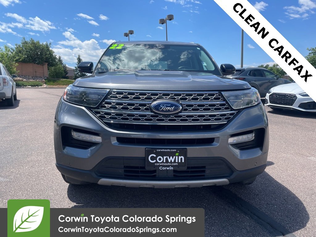 Used 2022 Ford Explorer Limited with VIN 1FMSK8FH4NGA31857 for sale in Colorado Springs, CO
