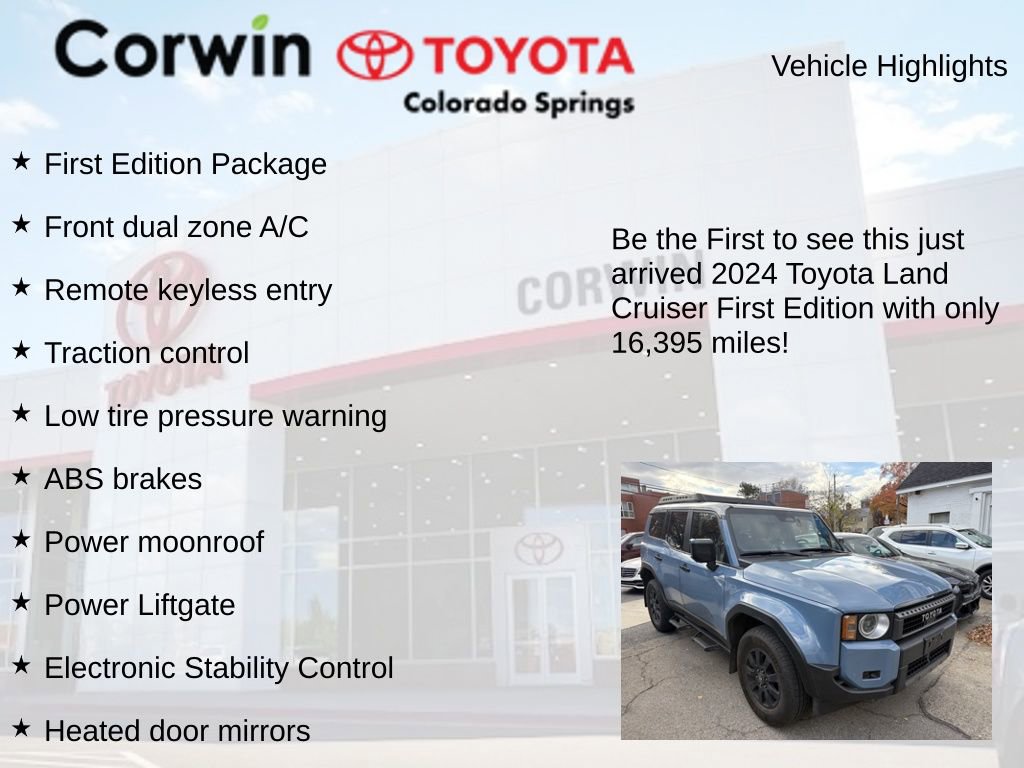 2024 Toyota Land Cruiser First Edition photo 2