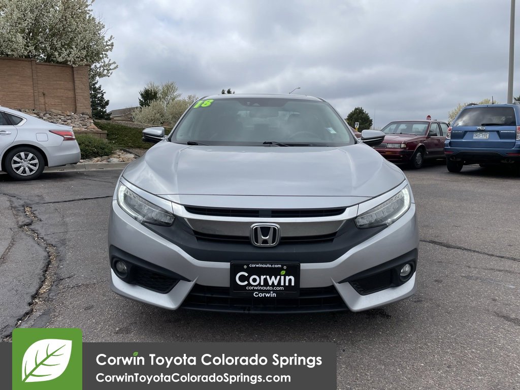 Used 2018 Honda Civic Touring with VIN JHMFC1F91JX024781 for sale in Colorado Springs, CO