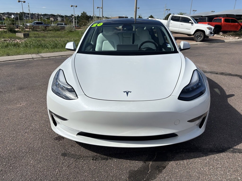 Used 2020 Tesla Model 3 Base with VIN 5YJ3E1EB9LF787857 for sale in Colorado Springs, CO