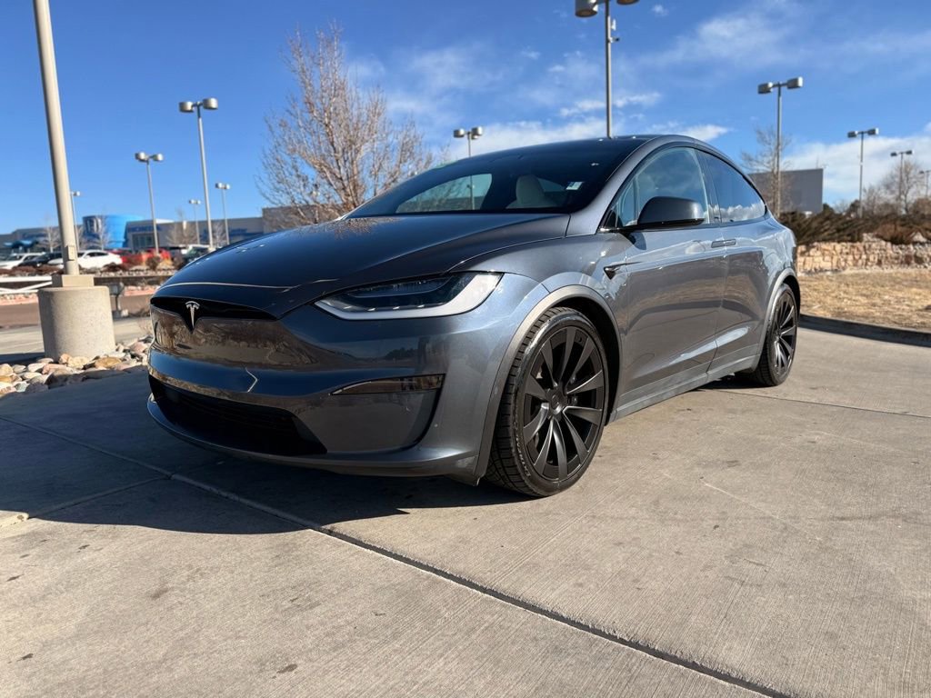 Used 2022 Tesla Model X Long Range with VIN 7SAXCBE53NF358629 for sale in Colorado Springs, CO