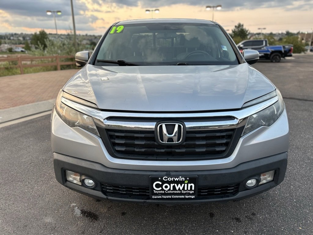 Used 2019 Honda Ridgeline RTL-T with VIN 5FPYK3F62KB016559 for sale in Colorado Springs, CO