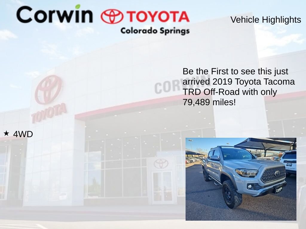 Used 2019 Toyota Tacoma Truck Double Cab