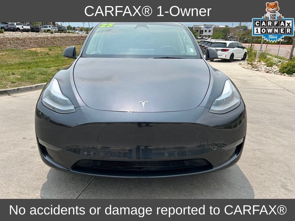 Used 2025 Tesla Model Y Long Range with VIN 7SAYGDEE8SF243296 for sale in Colorado Springs, CO