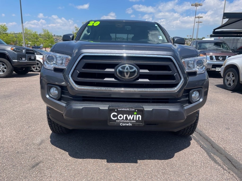 Used 2020 Toyota Tacoma SR5 with VIN 3TMCZ5AN7LM294086 for sale in Colorado Springs, CO
