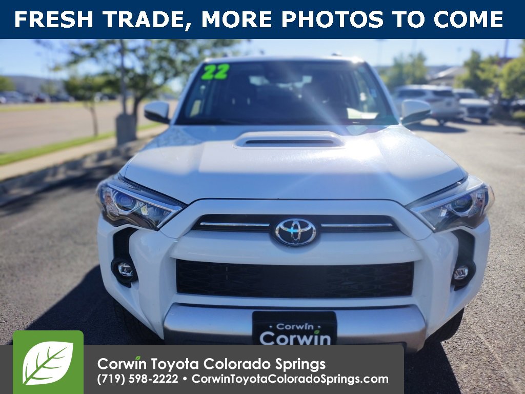 Used 2022 Toyota 4Runner TRD Off-Road Premium with VIN JTERU5JR9N6065368 for sale in Colorado Springs, CO