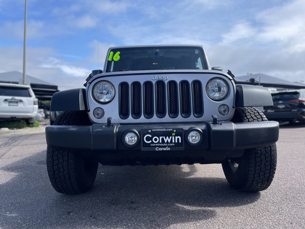 Used 2016 Jeep Wrangler Unlimited Sport S with VIN 1C4BJWDG6GL124539 for sale in Colorado Springs, CO