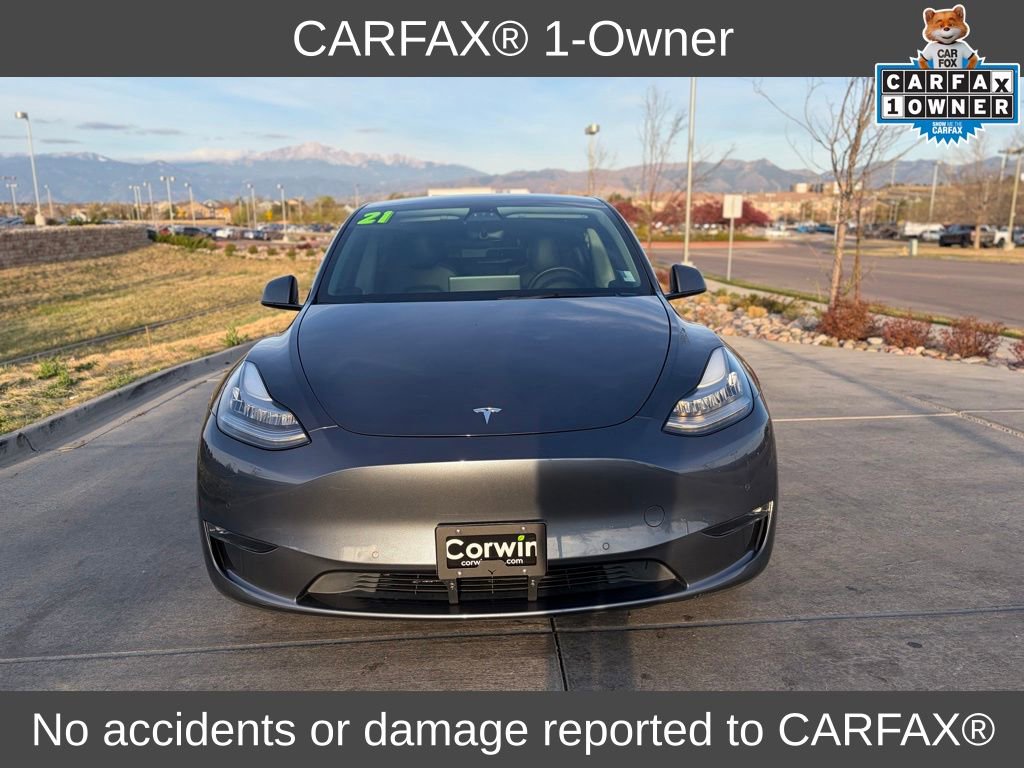 Used 2021 Tesla Model Y Long Range with VIN 5YJYGAEE3MF188108 for sale in Colorado Springs, CO