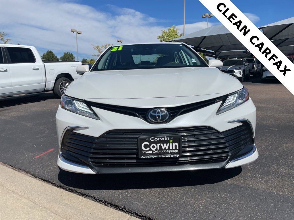 Used 2021 Toyota Camry XLE with VIN 4T1F11BK2MU037900 for sale in Colorado Springs, CO