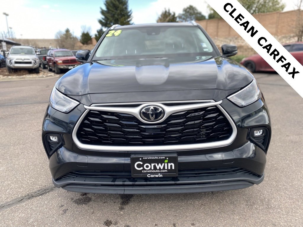 Used 2024 Toyota Highlander XLE with VIN 5TDKDRBH5RS531385 for sale in Colorado Springs, CO