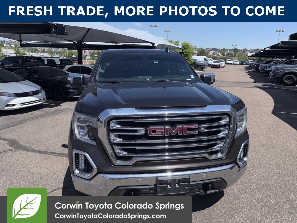 Used 2019 GMC Sierra 1500 SLT with VIN 3GTU9DED1KG132080 for sale in Colorado Springs, CO