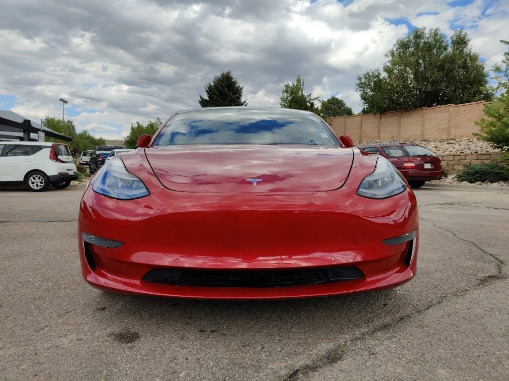 Used 2021 Tesla Model 3 Base with VIN 5YJ3E1EC1MF077068 for sale in Colorado Springs, CO