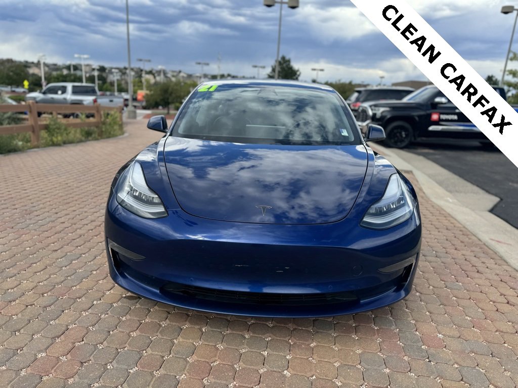 Used 2021 Tesla Model 3 Base with VIN 5YJ3E1EB0MF862110 for sale in Fargo, ND