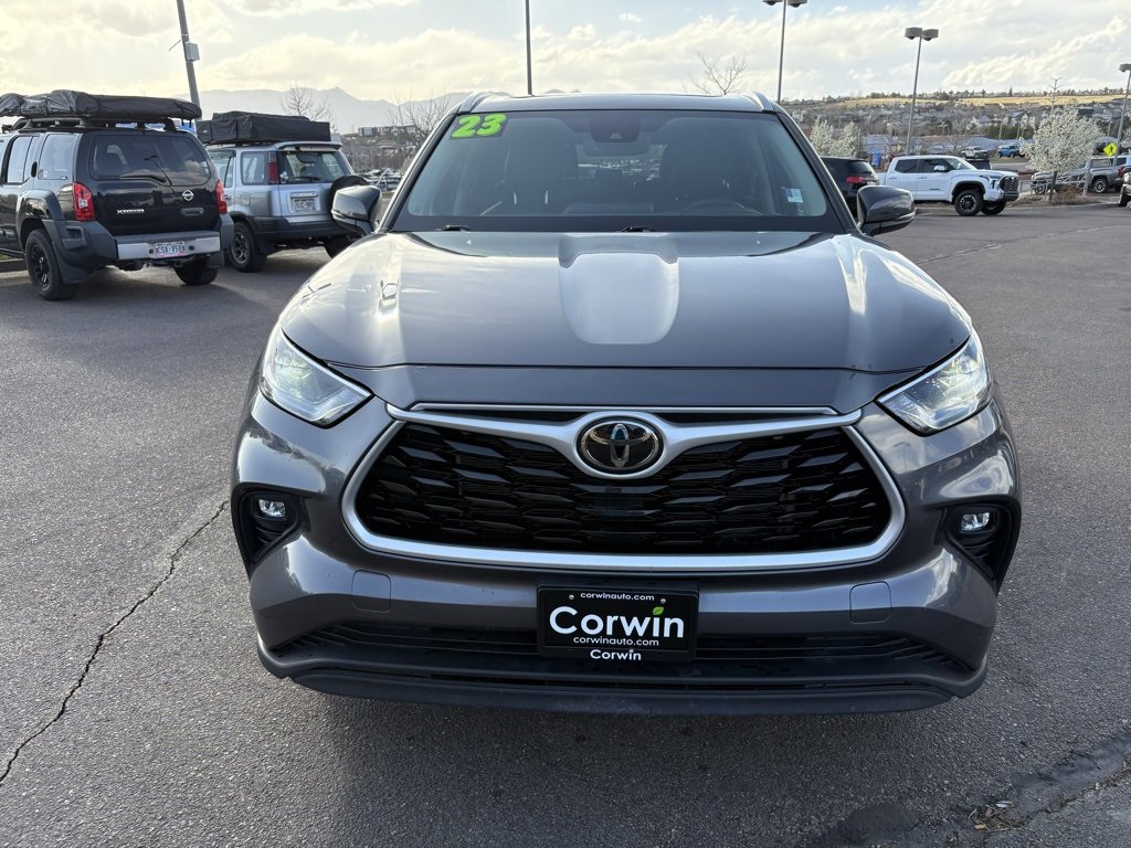 Used 2023 Toyota Highlander L with VIN 5TDKDRBHXPS044101 for sale in Colorado Springs, CO