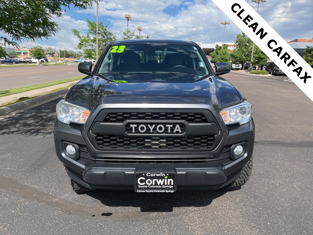 Used 2023 Toyota Tacoma SR5 with VIN 3TMAZ5CN4PM208601 for sale in Colorado Springs, CO